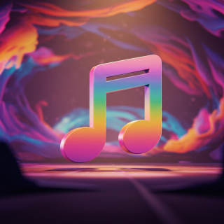 Music note visual #11491