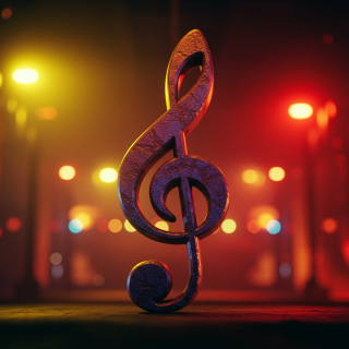 Music note visual #11490