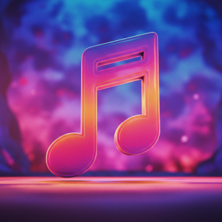 Music note visual #11489