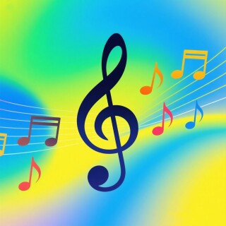Music note visual #11849