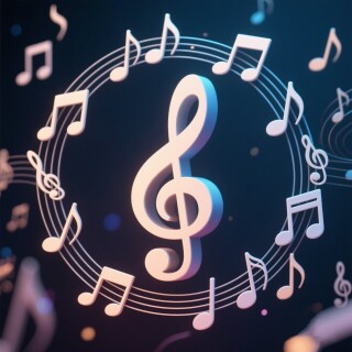 Music note visual #11853