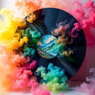 Vinyl record visual #11858