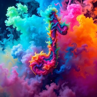 Music note visual #11857