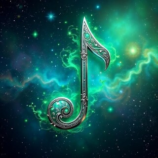 Music note visual #11878