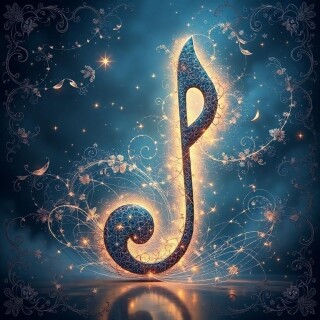Music note visual #11905