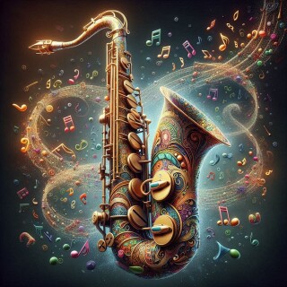 Saxophone visual #12007