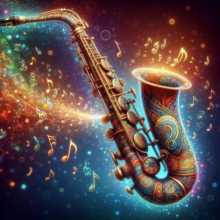 Saxophone visual #12006