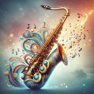 Saxophone visual #12004