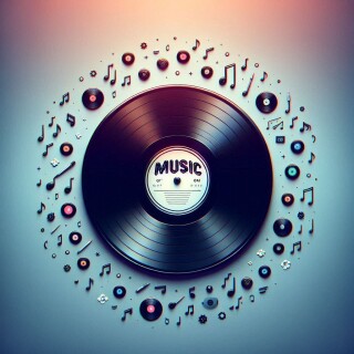 Vinyl record visual #11962