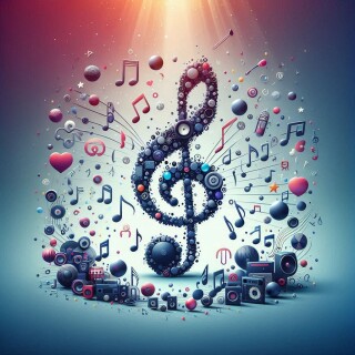 Music note visual #11959