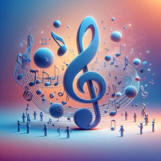Music note visual #11956