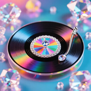 Vinyl record visual #12033