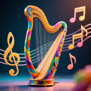 Harp visual #12048