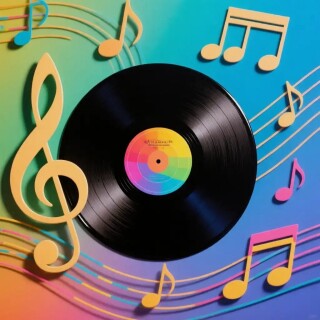 Vinyl record visual #12032