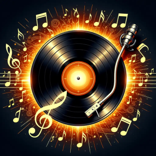 Vinyl record visual #12084