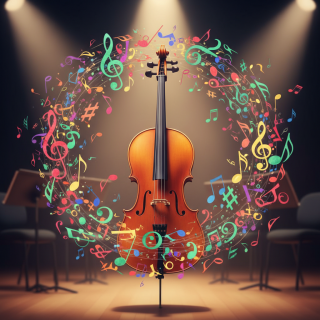 Violin visual #12116