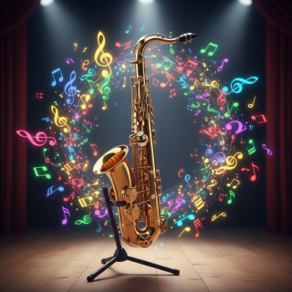 Saxophone visual #12110