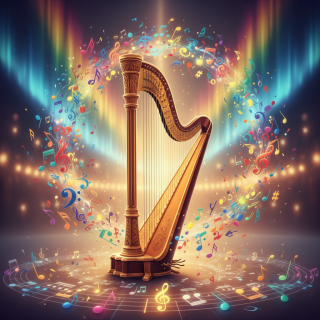 Harp visual #12108