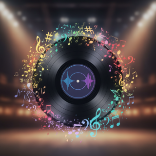 Vinyl record visual #12103