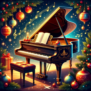 Christmas musical visual #12163