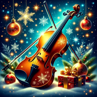 Christmas musical visual #12160