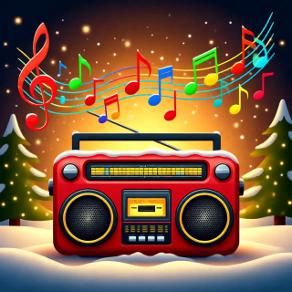 Christmas musical visual #12158
