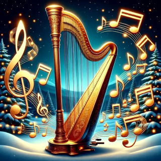 Christmas musical visual #12156