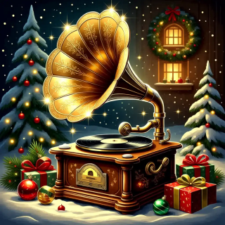Christmas musical visual #12155
