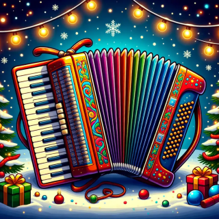 Christmas musical visual #12154