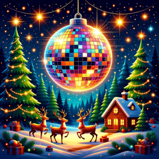 Christmas musical visual #12152