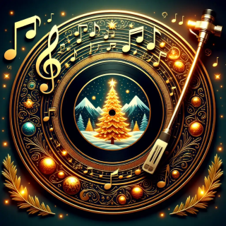 Christmas musical visual #12151