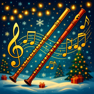 Christmas musical visual #12149