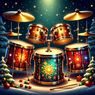 Christmas musical visual #12145