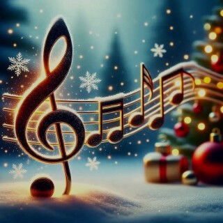 Christmas musical visual #12142