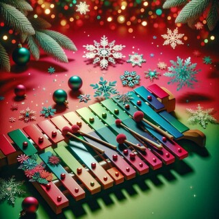 Christmas musical visual #12185