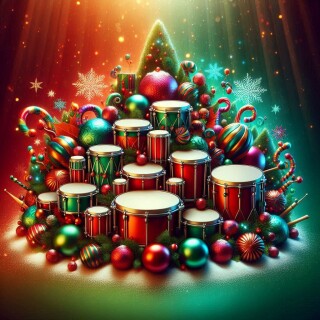 Christmas musical visual #12180