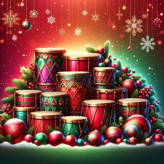 Christmas musical visual #12181
