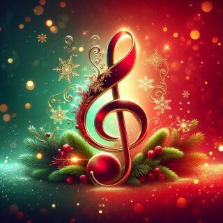 Christmas musical visual #12169