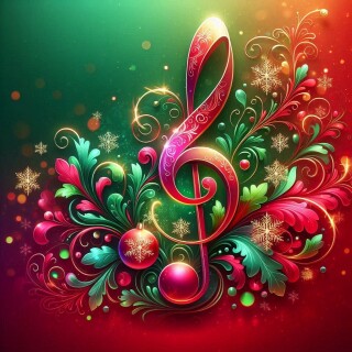 Christmas musical visual #12168
