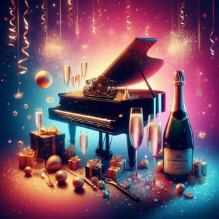New Year musical instruments visual #12248