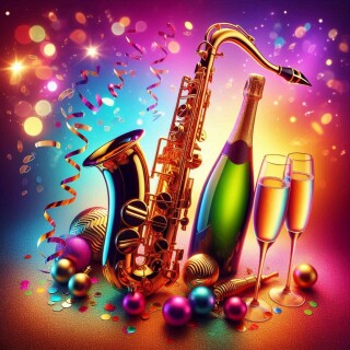 New Year musical instruments visual #12238