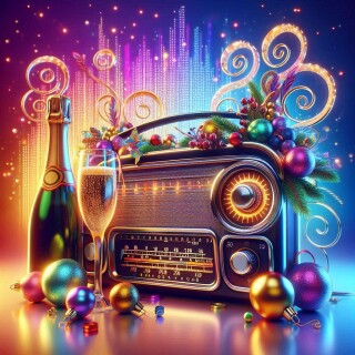 New Year musical instruments visual #12235