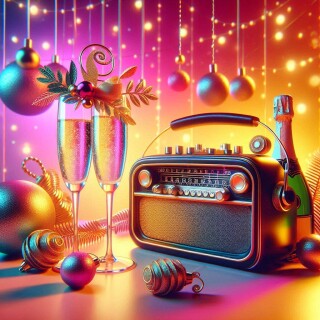 New Year musical instruments visual #12234