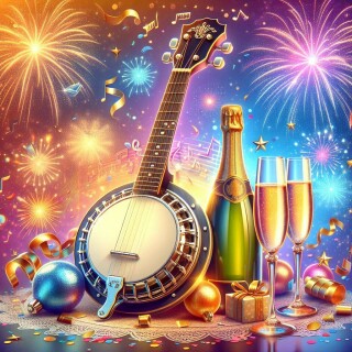 New Year musical instruments visual #12233