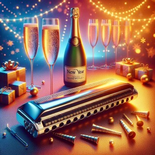 New Year musical instruments visual #12231