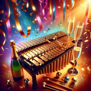 New Year musical instruments visual #12228