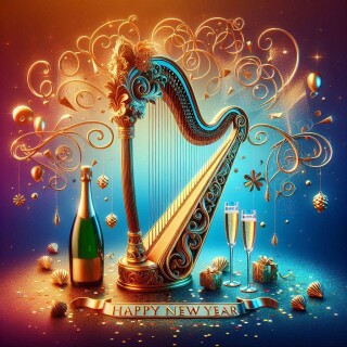 New Year musical instruments visual #12227