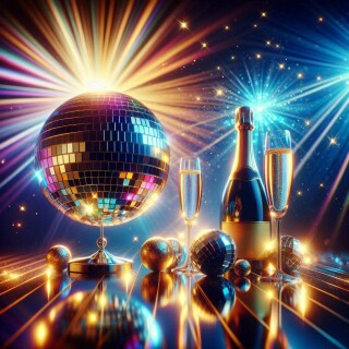 New Year musical instruments visual #12223