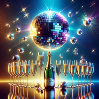New Year musical instruments visual #12222