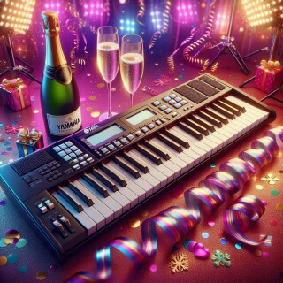 New Year musical instruments visual #12221